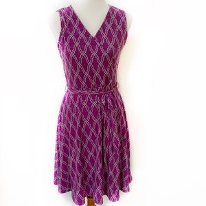 41 Hawthorn Kassidy Purple Faux Wrap Dress